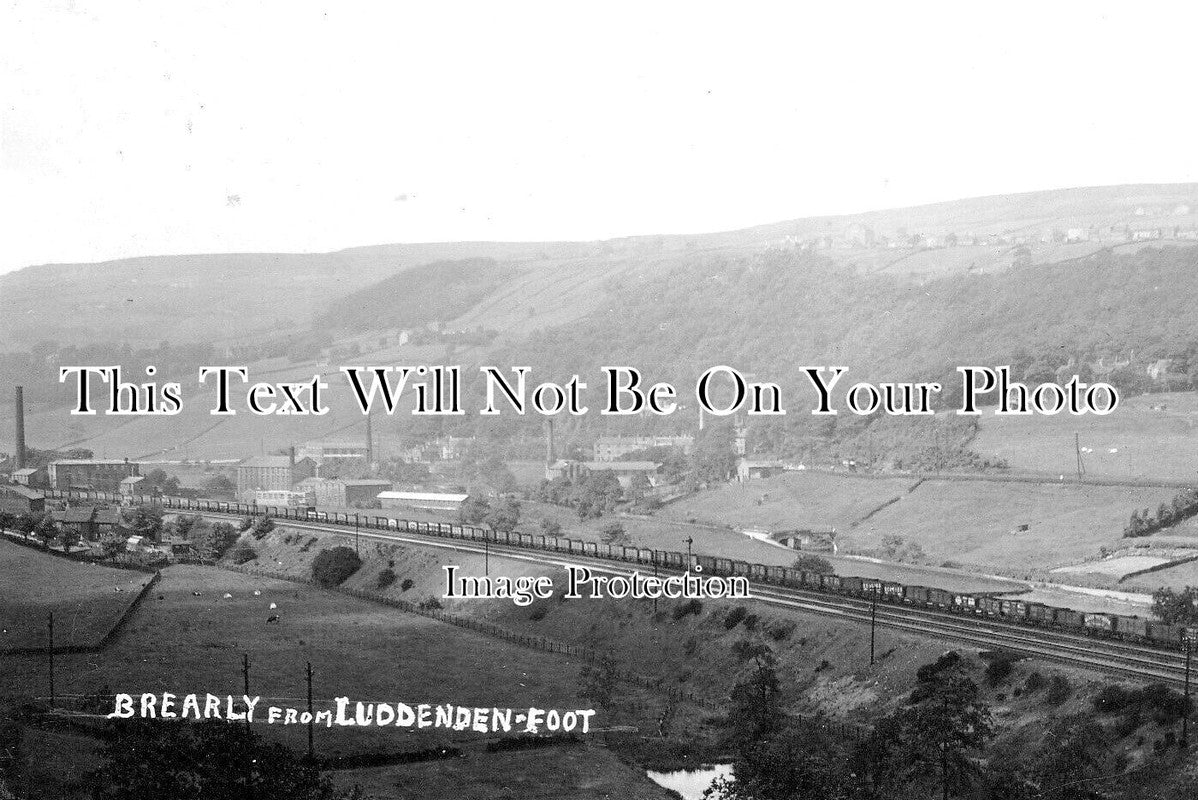 YO 10619 - Brearley From Luddenden Foot, Yorkshire