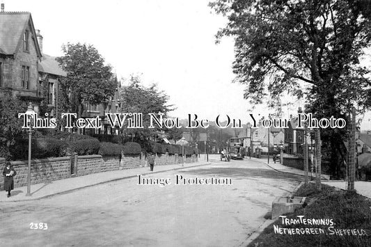 YO 10653 - Tram Terminus, Nethergreen, Sheffield, Yorkshire