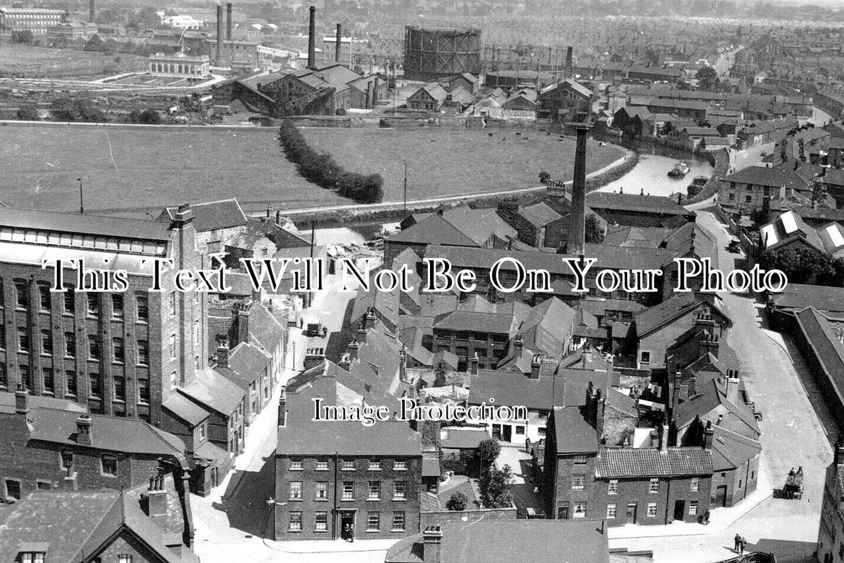 YO 10661 - Gas Works & Canal, Doncaster, Yorkshire c1926