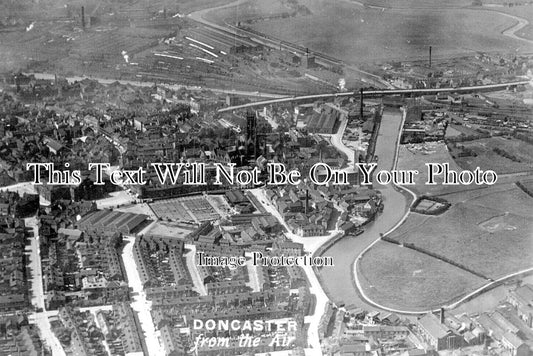 YO 10664 - Doncaster From The Air, Yorkshire