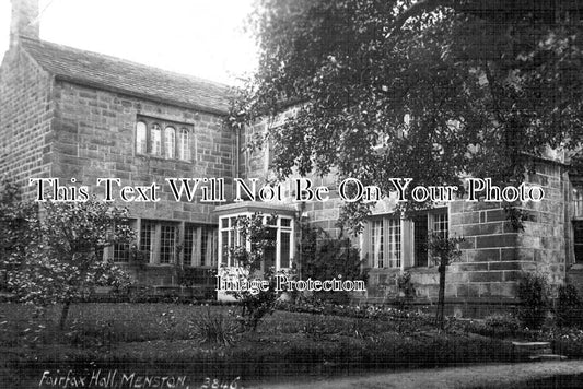 YO 10712 - Fairfax Hall, Menston, Yorkshire c1915
