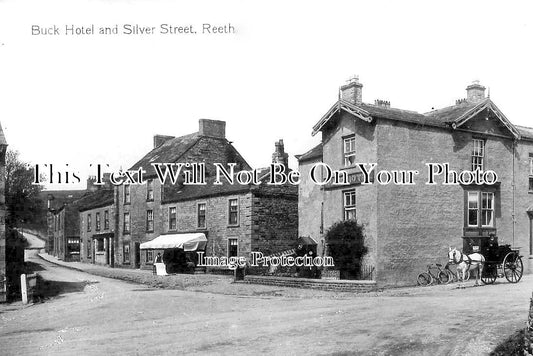 YO 10714 - Buck Hotel & Silver Street, Reeth, Yorkshire