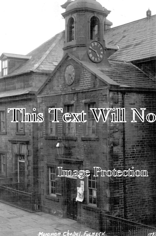 YO 10717 - Moravian Chapel, Fulneck, Pudsey, Leeds, Yorkshire c1913