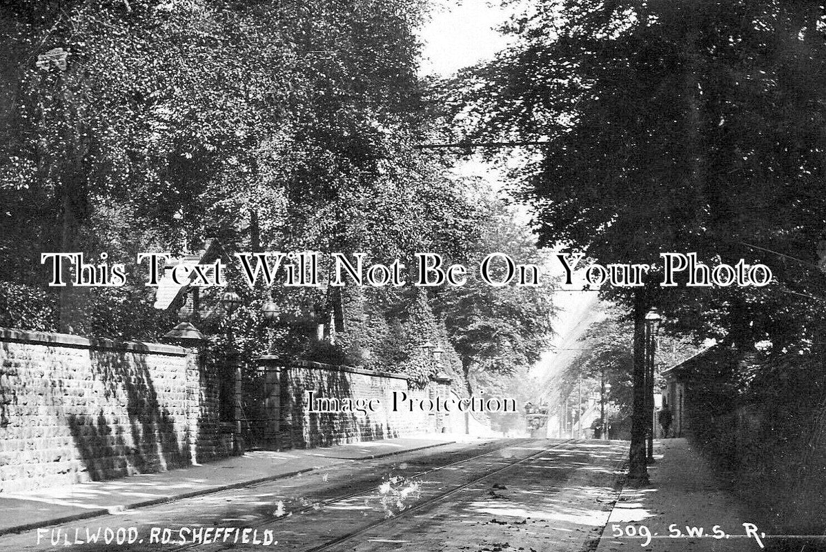 YO 10792 - Fulwood Road, Sheffield, Yorkshire c1906