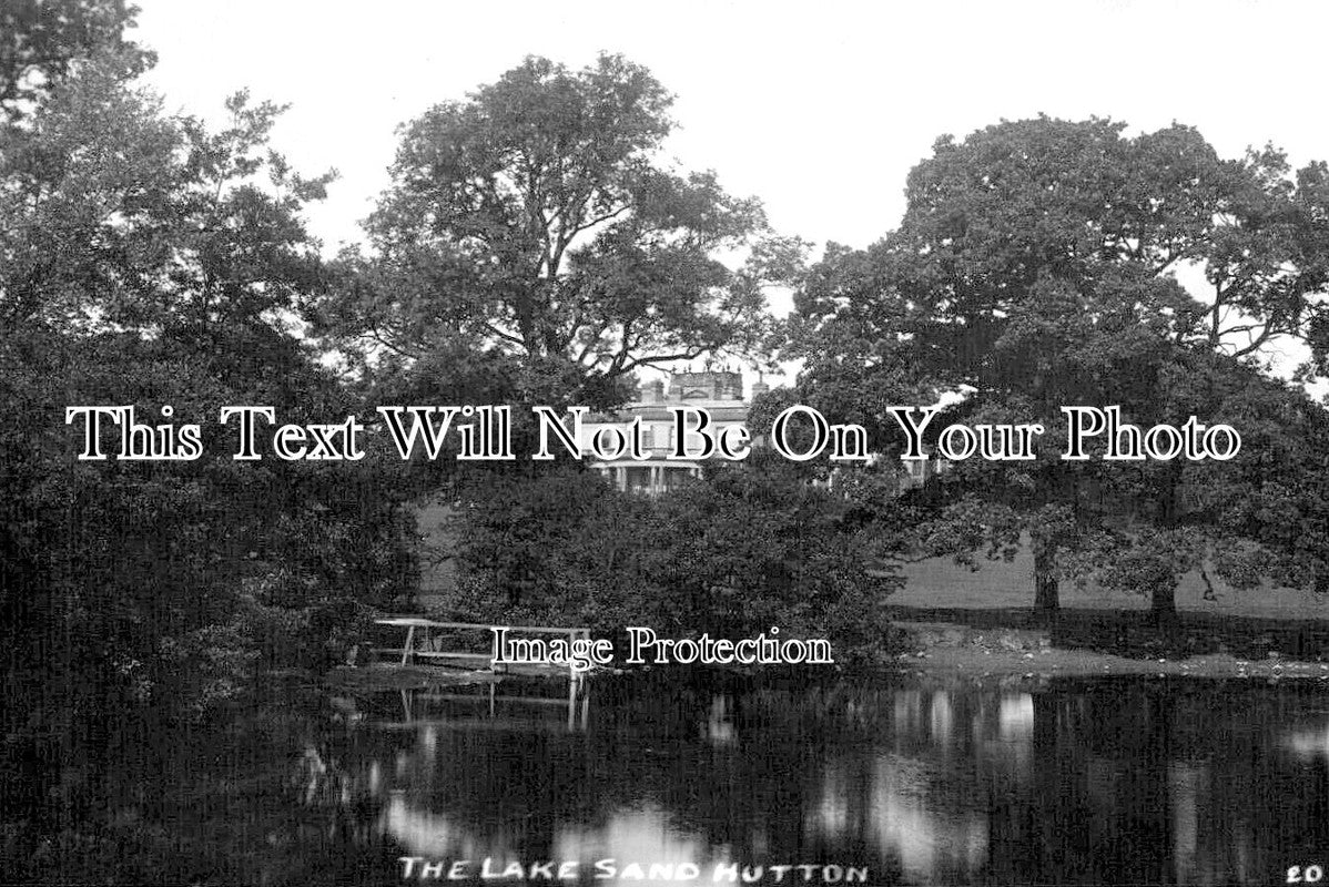 YO 10807 - The Lake, Sand Hutton, Yorkshire – JB Archive