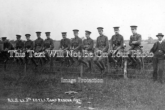 YO 1083 - 5th Kings Own York L.I, Redcar Camp, Yorkshire 1909