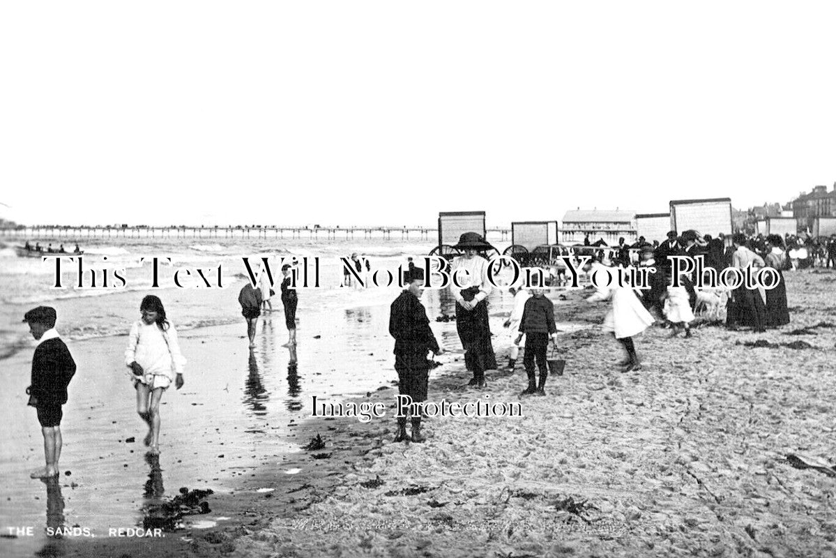 YO 10843 - The Sands, Redcar, Yorkshire