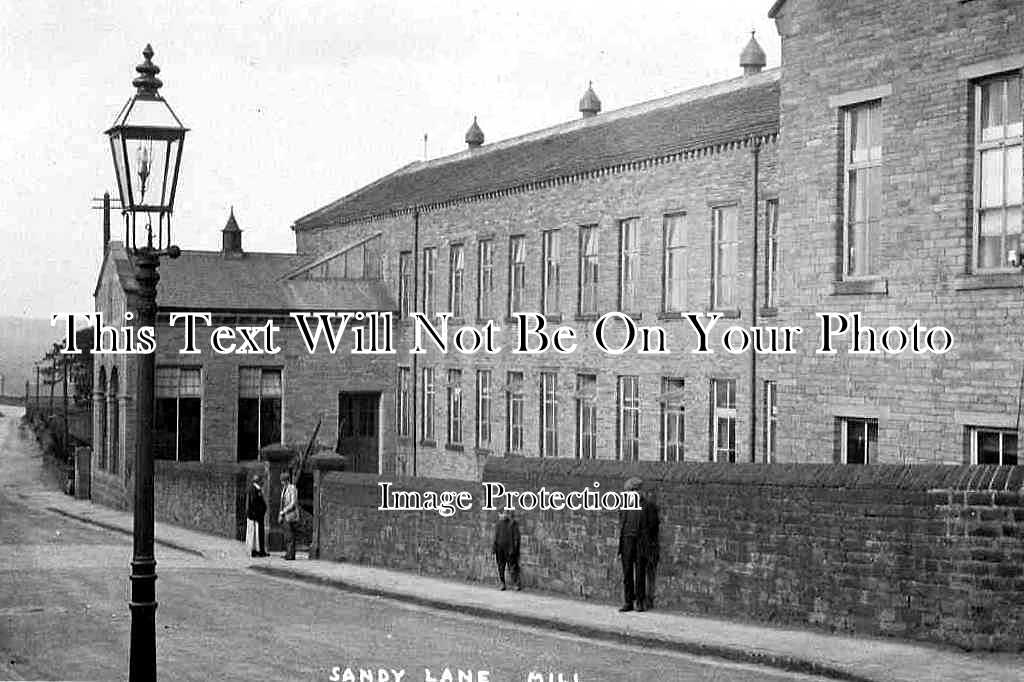 YO 109 - Sandy Lane Mill, Cottingley, Bradford, Yorkshire c1910