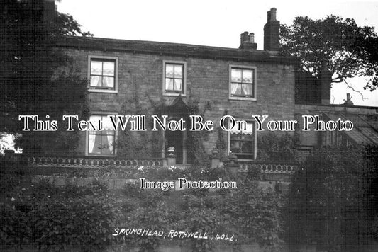 YO 10903 - Springhead, Rothwell, Yorkshire c1910