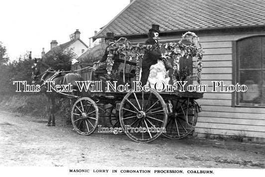 YO 10941 - Masonic Lodge Coronation Procession, Coalburn, Yorkshire