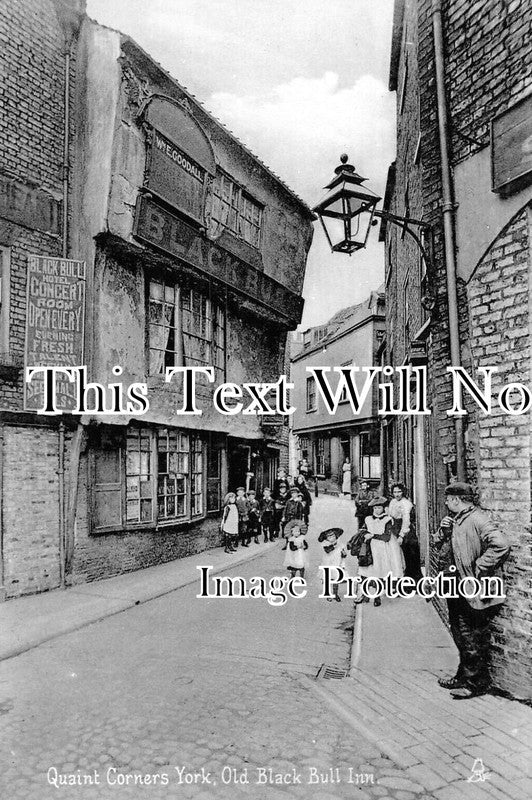 YO 10944 - Black Bull Inn Pub, Quaint Corners, York, Yorkshire