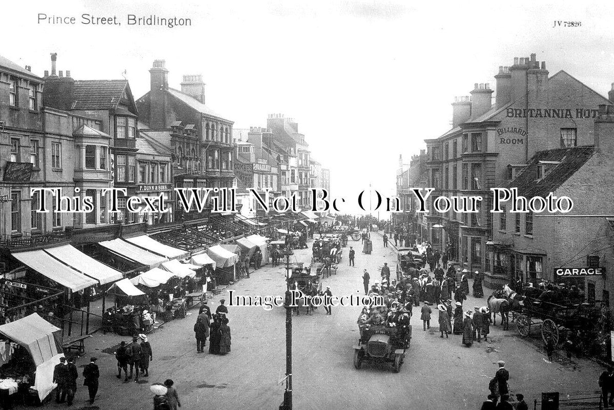 YO 10949 - Prince Street, Bridlington, Yorkshire c1913