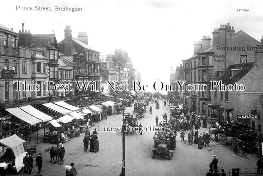 YO 10949 - Prince Street, Bridlington, Yorkshire c1913