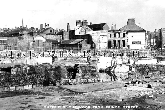 YO 10954 - The Moor From Prince Street, Sheffield, Yorkshire