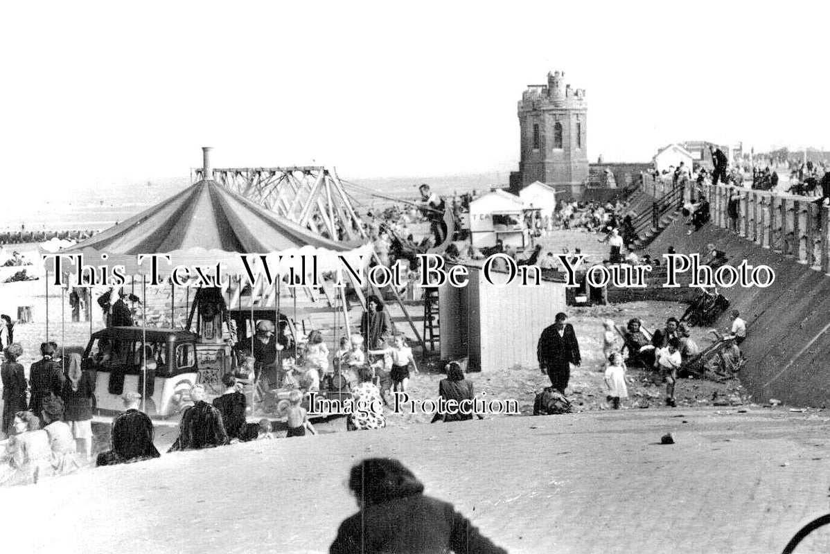 YO 10962 - Withernsea Beach Childrens Playground, Yorkshire