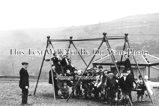 YO 10972 - Childrens Playground, Midgley, Halifax, Yorkshire