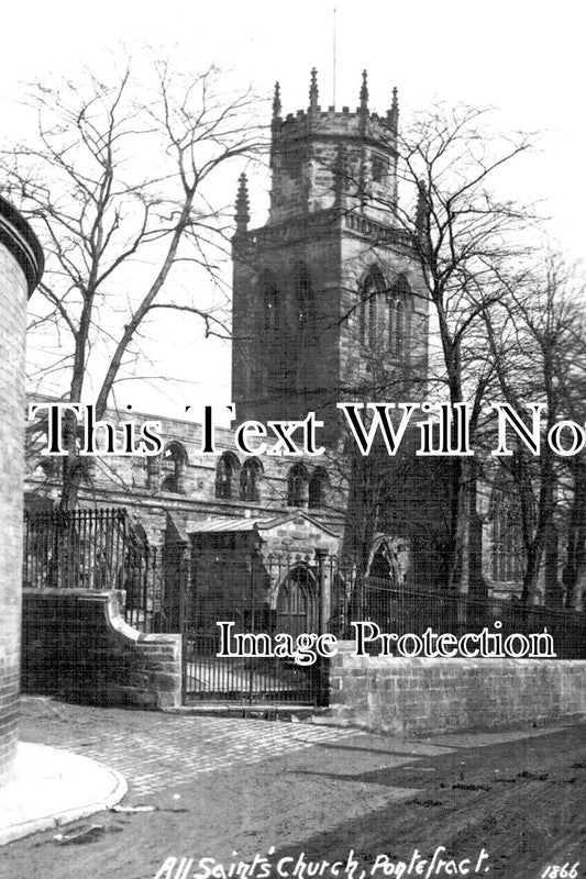 YO 11015 - All Saints Church, Pontefract, Yorkshire