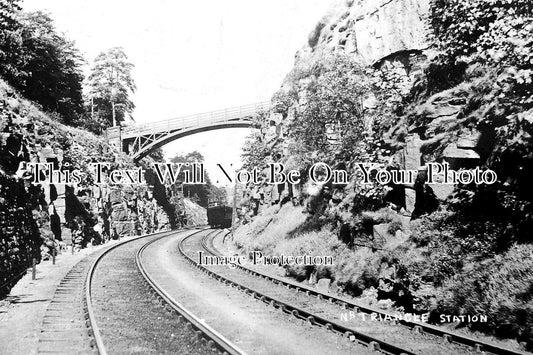 YO 11024 - Triangle Railway Station, Yorkshire c1907