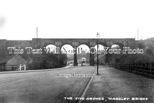 YO 11037 - The Five Arches, Wadsley Bridge, Sheffield, Yorkshire