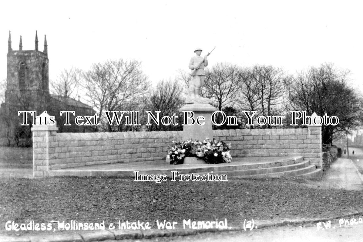 YO 11072 - Gleadless, Hollinsend & Intake War Memorial, Yorkshire