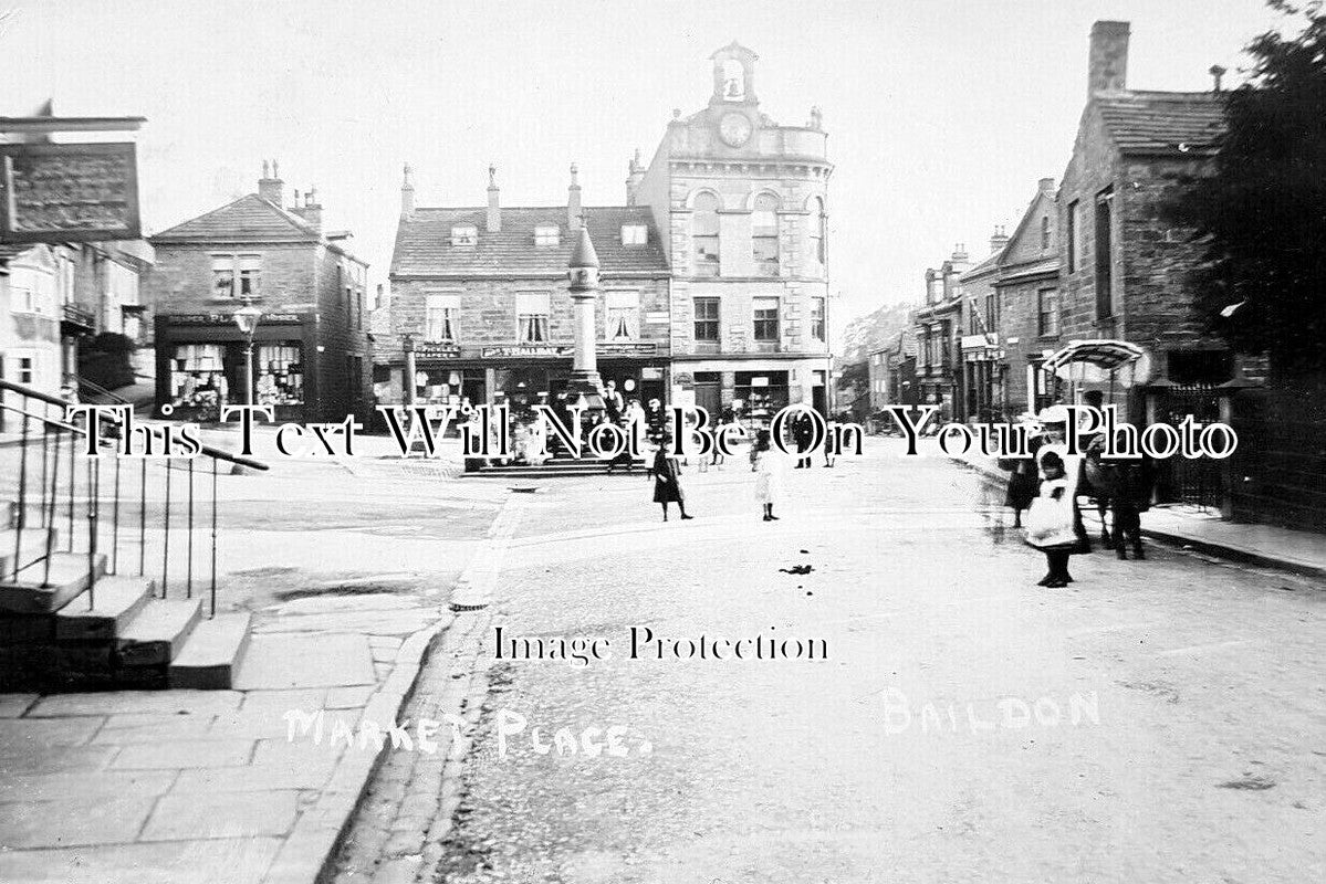 YO 11083 - Market Place, Baildon, Yorkshire