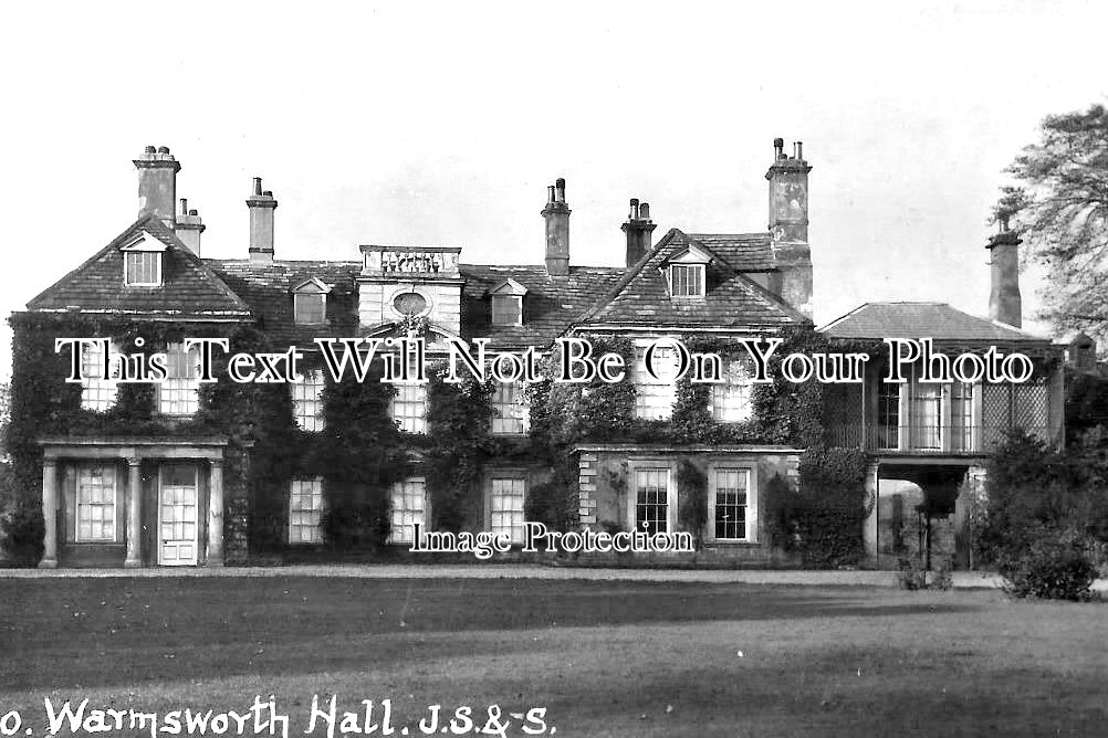 YO 11101 - Warmsworth Hall Near Doncaster, Yorkshire