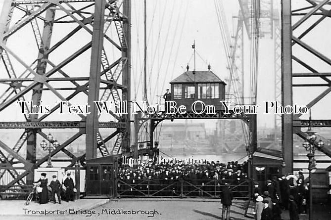 YO 1112 - Transporter Bridge, Middlesbrough, Yorkshire c1915