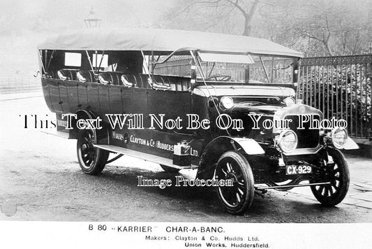 YO 11129 - Karrier Charabanc, Huddersfield, Yorkshire