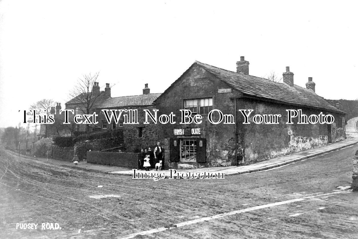 YO 11138 - G Shaw Grocers, Pudsey Road, Bramley, Leeds, Yorkshire c1910