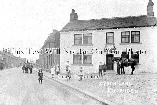 YO 11154 - Dyson Lane, Ripponden, Yorkshire c1908