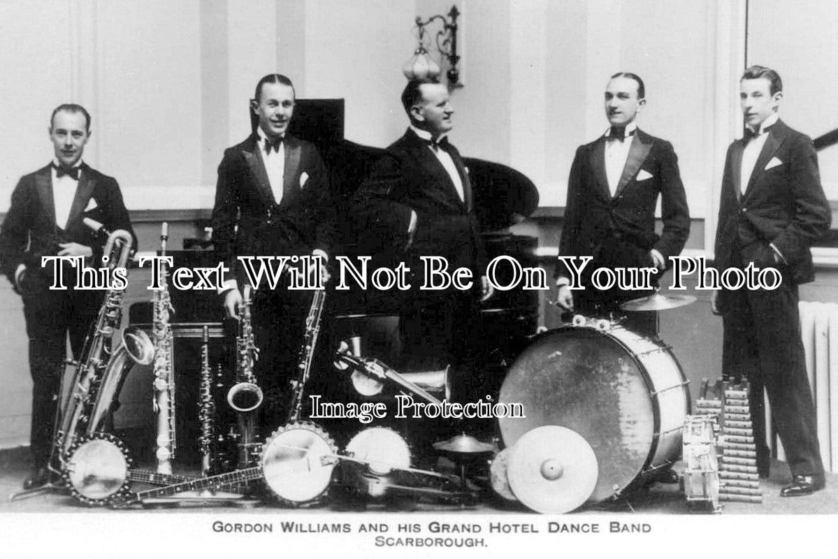 YO 11202 - Gordon Williams Grand Hotel Dance Band, Scarborough, Yorkshire