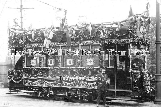 YO 11220 - Halifax Decorated Tram Car, Yorkshire