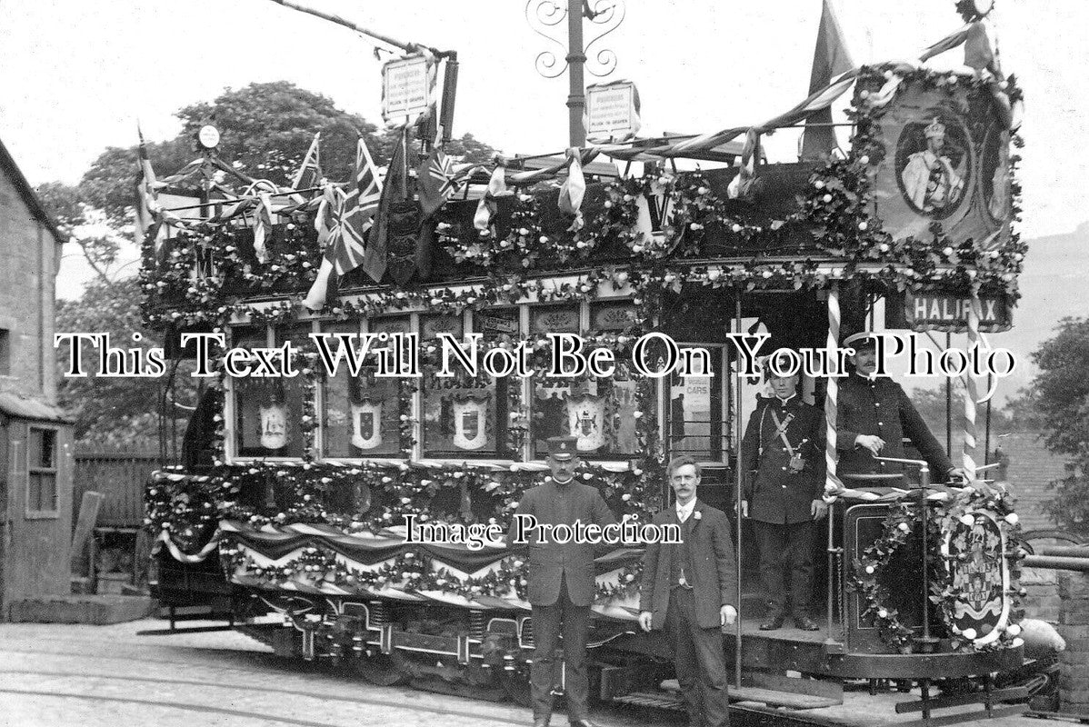 YO 11271 - Halifax Decorated Tram Car, Yorkshire