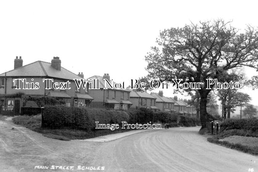 YO 11276 - Main Street, Scholes, Leeds, Yorkshire c1938