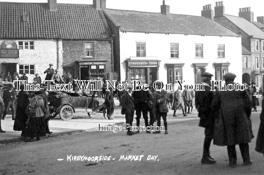YO 11278 - Market Day, Kirbymoorside, Yorkshire c1912