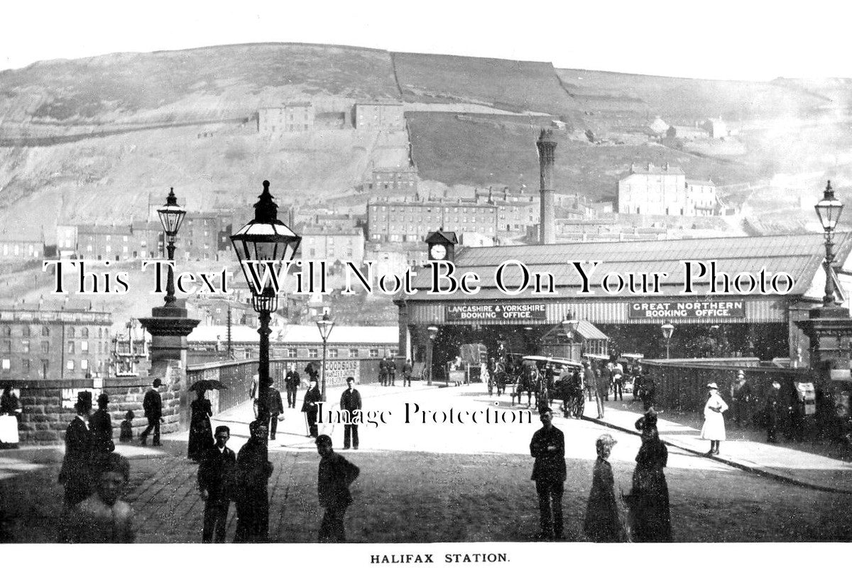 YO 11283 - Halifax Railway Station, Yorkshire