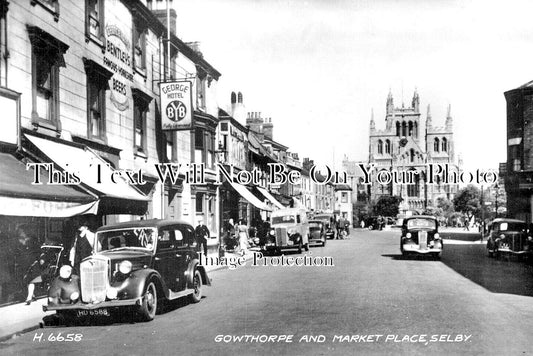 YO 11345 - Gowthorpe & Market Place, Selby, Yorkshire
