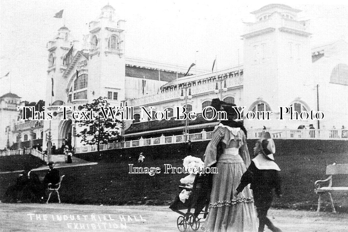 YO 11379 - The Industrial Hall Exhibition, Bradford, Yorkshire c1904