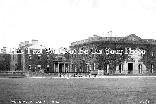 YO 11425 - Baldersby Hall, Harrogate, Yorkshire c1909