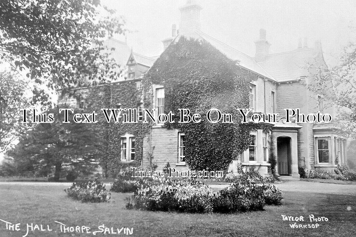 YO 11429 - The Hall, Thorpe Salvin, Yorkshire c1910