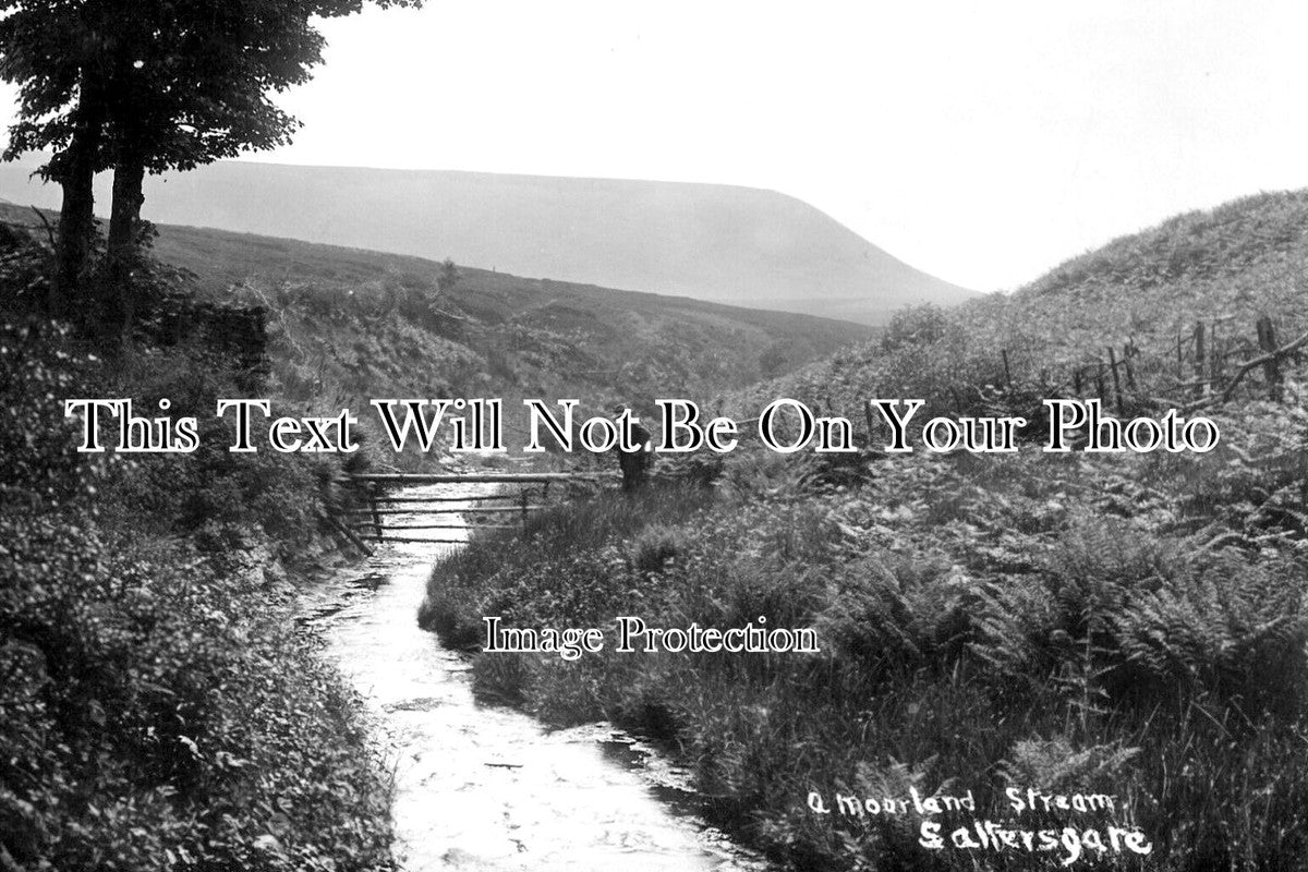 YO 11446 - A Moorland Stream, Saltersgate, Pickering, Yorkshire c1912