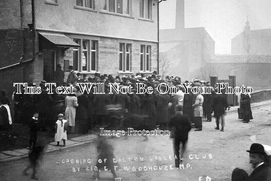 YO 11449 - Opening Dalton Liberal Club, Huddersfield, Yorkshire