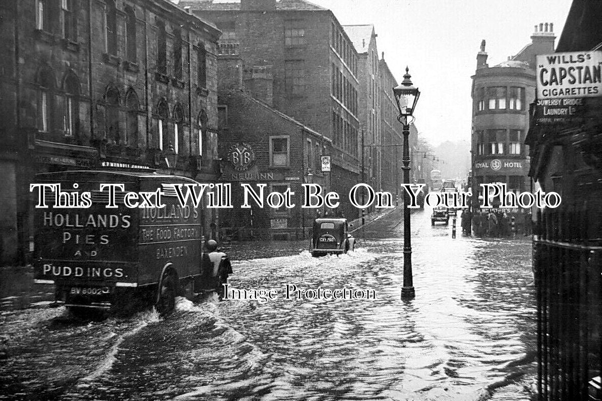 YO 11453 - Sowerby Bridge Flood, Yorkshire 1946