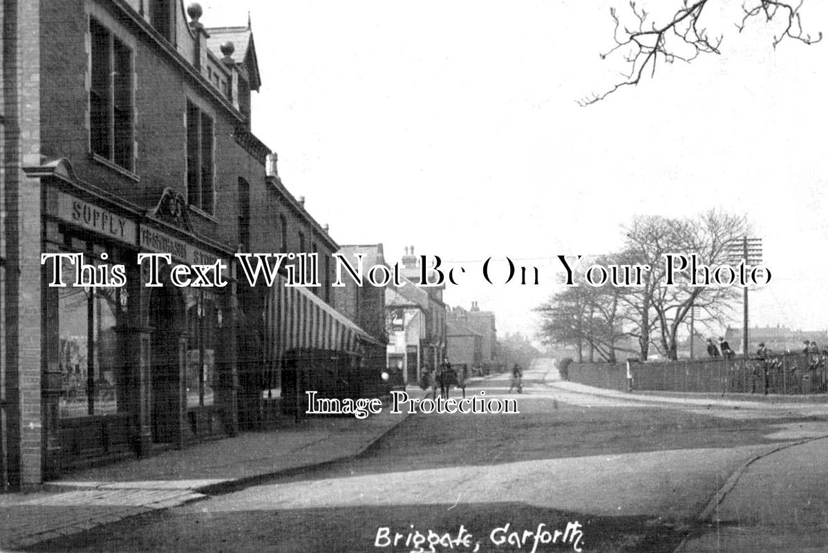 YO 11463 - Briggate, Garforth, Yorkshire c1909