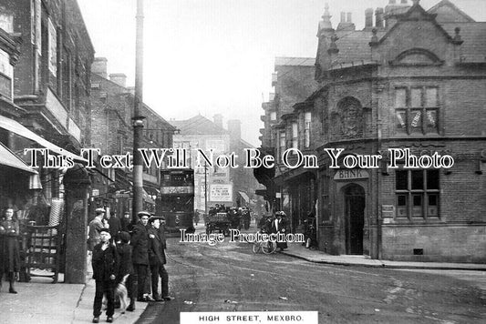 YO 11474 - High Street, Mexborough, Yorkshire
