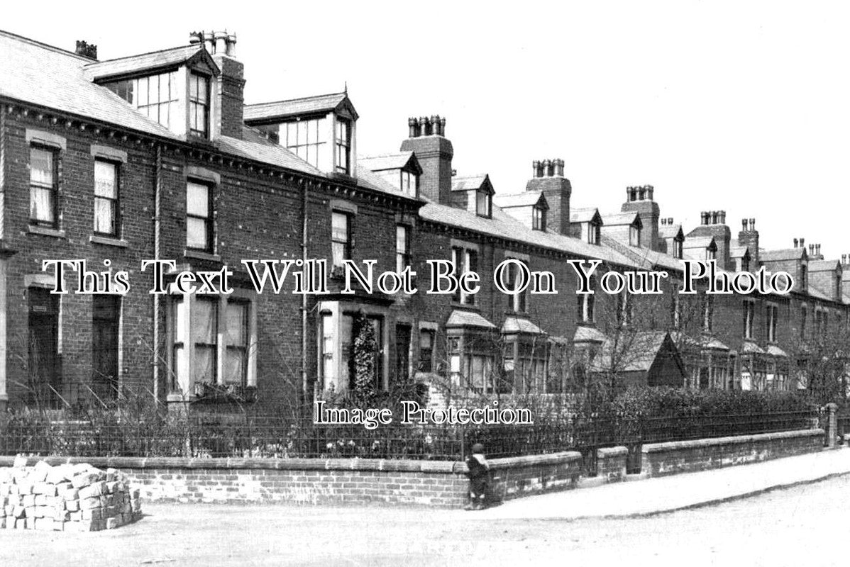 YO 11478 - Garforth Terrace, Yorkshire c1917 – JB Archive