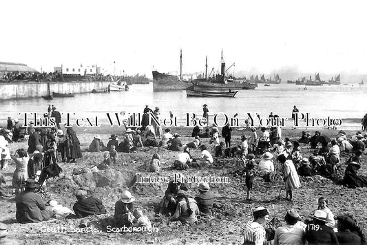 YO 11483 - South Sands, Scarborough, Yorkshire c1927