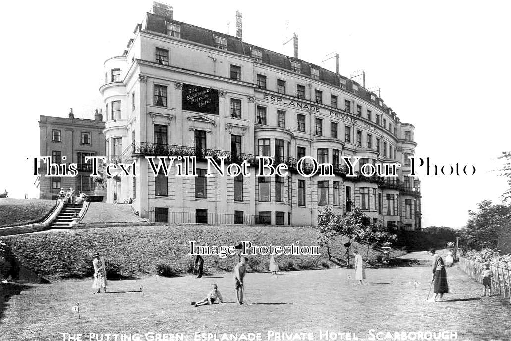 YO 11525 - The Putting Green, Esplpanade Private Hotel, Scarborough