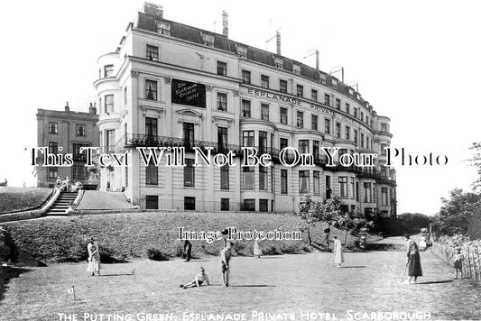 YO 11525 - The Putting Green, Esplpanade Private Hotel, Scarborough
