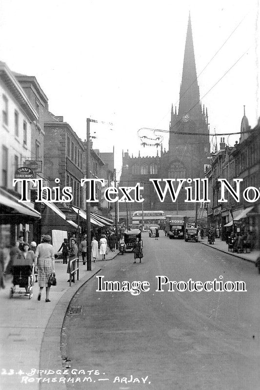 YO 11537 - Bridgegate, Rotherham, Yorkshire c1956